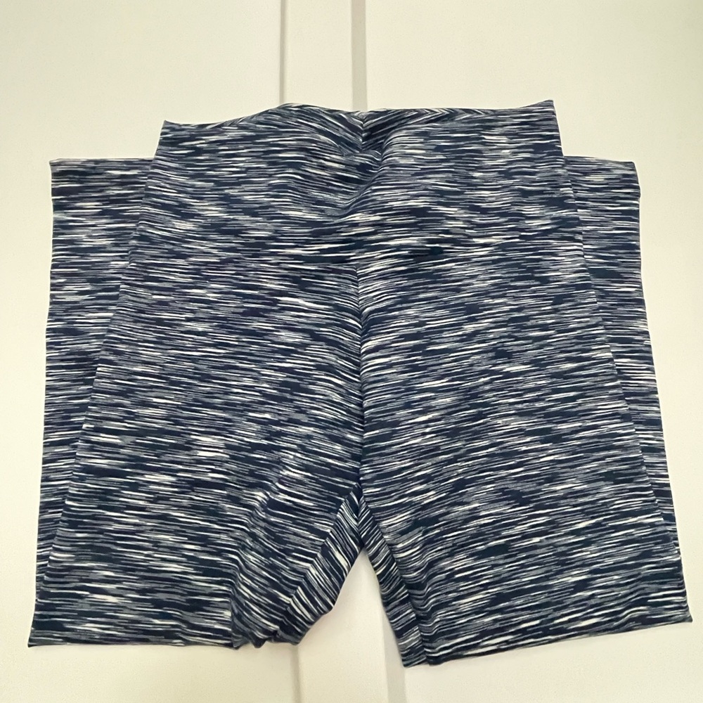 Elisabetta Rogiani Women’s Space-Dye Navy Leggings SZ XS NWT!